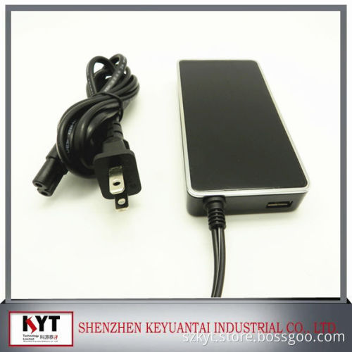 New 2014 a1097 90w power adapter 70W ultra thin power supply pc laptop adapter with usb and changeable plugs and kc,fcc,ce,rohs